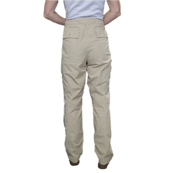 Cargo pants Tan color Pockets Cotton Spandex blend Size 14 L.L.BEAN - Picture 8 of 16